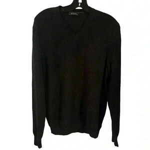 Saks Fifth Avenue Men’s 100% Cashmere V-Neck Sweater Size L